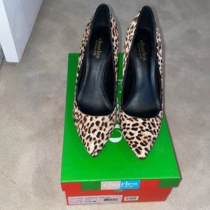 Leopard Calf Hair heels - Charles by Charles David 7.5 NWT